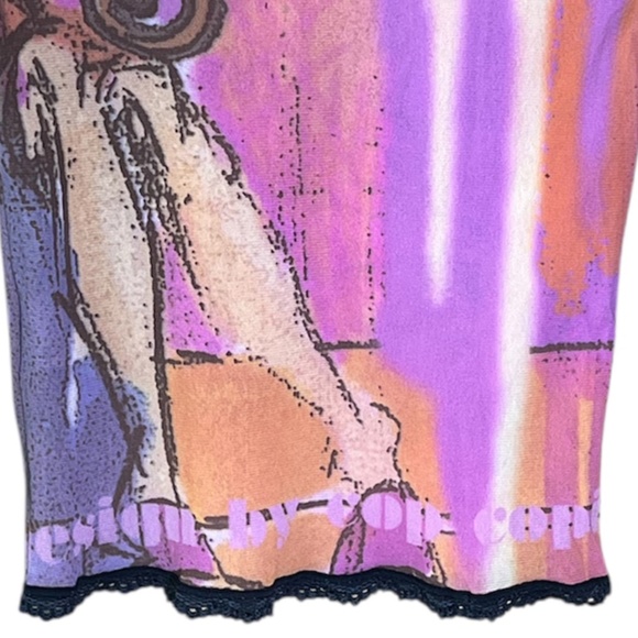 Cop Copine Y2K Girls Mesh Top - Picture 9 of 11